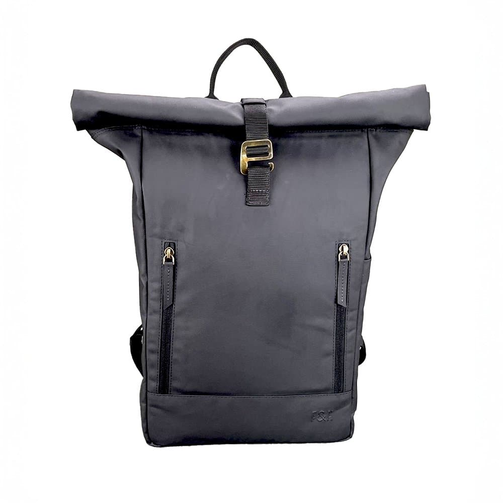 Coated recycled commuter sample, front view