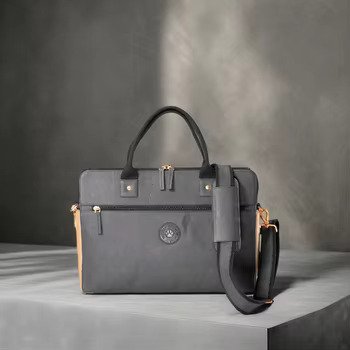 Pugmark Premium Eco-Friendly Vegan Laptop Bag Premium Quality Stylish Design Waterproof Kraft Paper Messenger Bag Sustainable