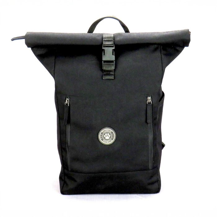 Premium eco-friendly RPET laptop backpack made from recycled plastic bottles. OEM & private label manufacturer for custom branding, wholesale, corporate gifts & global export.