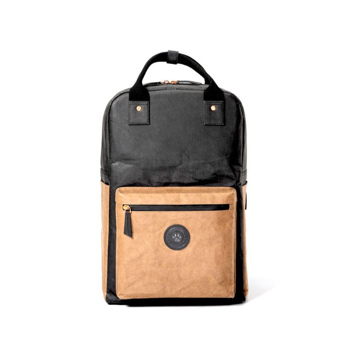 Premium eco-friendly Kraft Paper business backpack made from natural cellulose fibers. OEM & private label manufacturer for custom logo, wholesale, corporate gifts & global export.